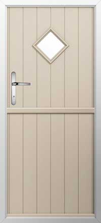 Flint 1 Composite Stable Door in Cream