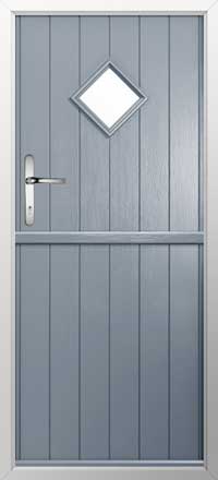 Flint 1 Composite Stable Door in French Grey