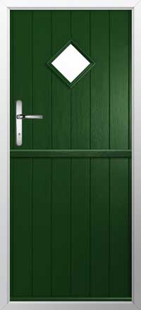 Flint 1 Composite Stable Door in Green