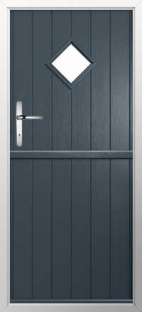 Flint 1 Composite Stable Door in Anthracite Grey