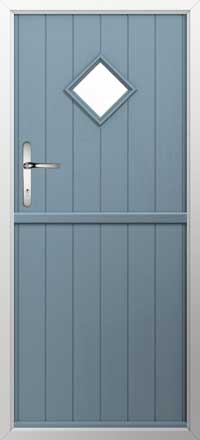 Flint 1 Composite Stable Door in Twilight Grey