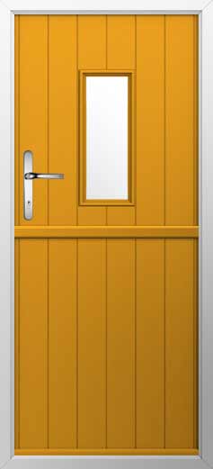 Flint 2 Composite Stable Door in Amber Gold