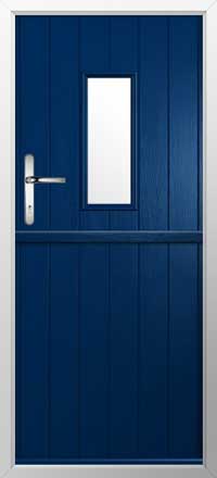 Flint 2 Composite Stable Door in Blue