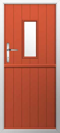 Flint 2 Composite Stable Door in Copper Flame