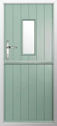 Flint 2 Composite Stable Door in Chartwell Green