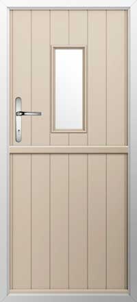 Flint 2 Composite Stable Door in Cream