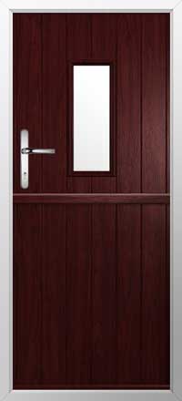 Flint 2 Composite Stable Door in Rosewood