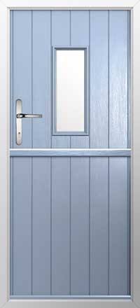 Flint 2 Composite Stable Door in Duck Egg Blue