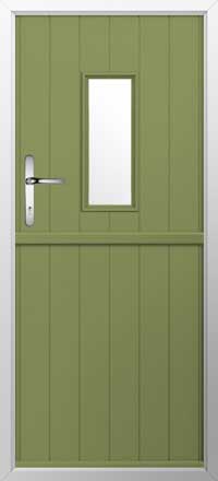 Flint 2 Composite Stable Door in Forest Green