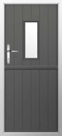 Flint 2 Composite Stable Door in Granite Grey