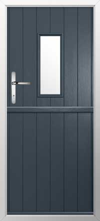 Flint 2 Composite Stable Door in Anthracite Grey