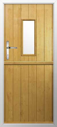 Flint 2 Composite Stable Door in Irish Oak