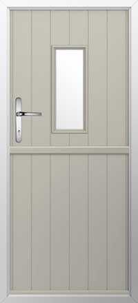 Flint 2 Composite Stable Door in Pebble Grey