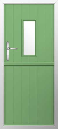 Flint 2 Composite Stable Door in Pistachio Green