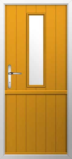 Flint 4 Composite Stable Door in Amber Gold