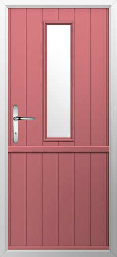 Flint 4 Composite Stable Door in Antique Rose