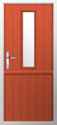 Flint 4 Composite Stable Door in Copper Flame