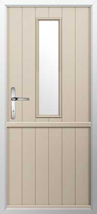 Flint 4 Composite Stable Door in Cream