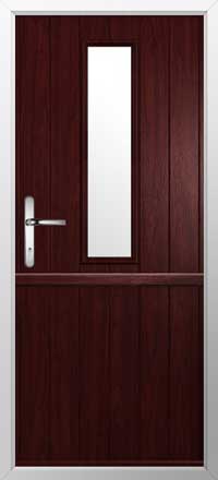 Flint 4 Composite Stable Door in Rosewood