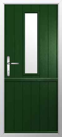 Flint 4 Composite Stable Door in Green