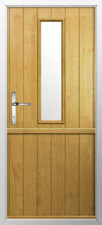 Flint 4 Composite Stable Door in Irish Oak