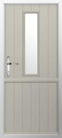 Flint 4 Composite Stable Door in Pebble Grey
