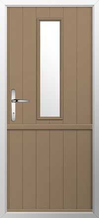Flint 4 Composite Stable Door in Truffle Brown