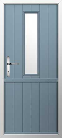 Flint 4 Composite Stable Door in Twilight Grey
