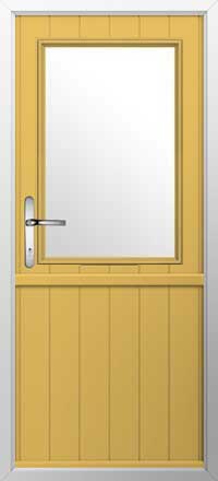 Flint Beeston Composite Stable Door in Buttercup Yellow
