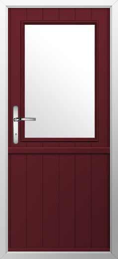 Flint Beeston Composite Stable Door in Deep Merlot
