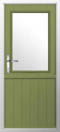 Flint Beeston Composite Stable Door in Forest Green