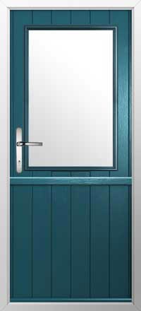 Flint Beeston Composite Stable Door in Peacock Blue