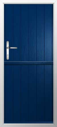 Flint Solid Composite Stable Door in Blue