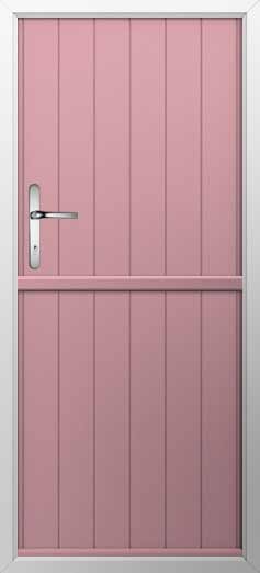 Flint Solid Composite Stable Door in Champagne Blush