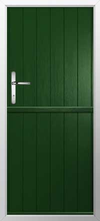 Flint Solid Composite Stable Door in Green