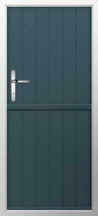Flint Solid Composite Stable Door in Midnight Grey