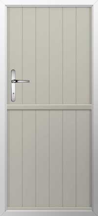 Flint Solid Composite Stable Door in Pebble Grey