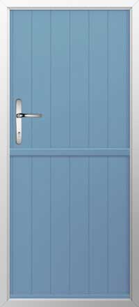 Flint Solid Composite Stable Door in Pottery Blue