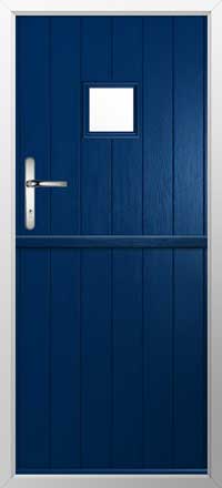 Flint Square Composite Stable Door in Blue