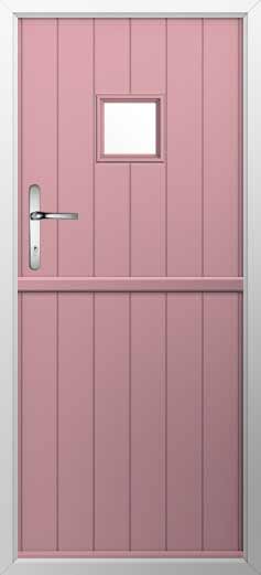 Flint Square Composite Stable Door in Champagne Blush