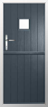 Flint Square Composite Stable Door in Anthracite Grey