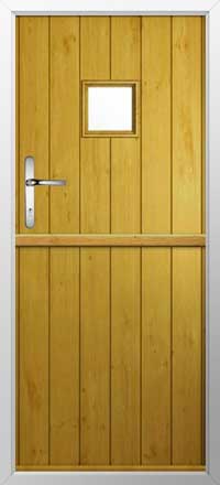 Flint Square Composite Stable Door in Irish Oak