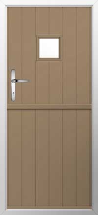 Flint Square Composite Stable Door in Truffle Brown