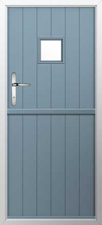 Flint Square Composite Stable Door in Twilight Grey