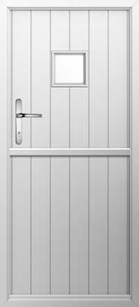 Flint Square Composite Stable Door in White