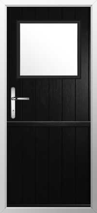 Trieste Composite Stable Door in Black