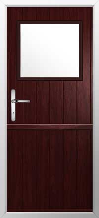 Trieste Composite Stable Door in Rosewood