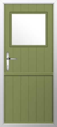 Trieste Composite Stable Door in Forest Green