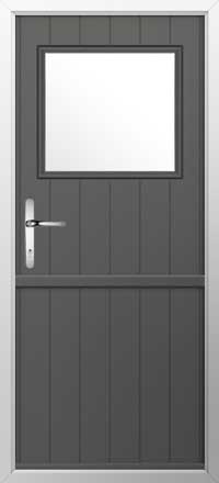 Trieste Composite Stable Door in Granite Grey