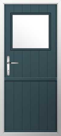 Trieste Composite Stable Door in Midnight Grey